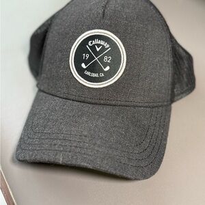 Callaway Golf 1982 Carlsbad California Logo Black Trucker Cap Hat Snapback